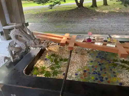 帯廣神社の手水