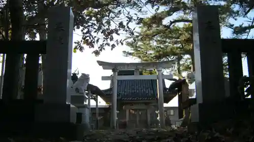 諏訪神社の鳥居