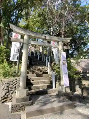 多摩川浅間神社の鳥居