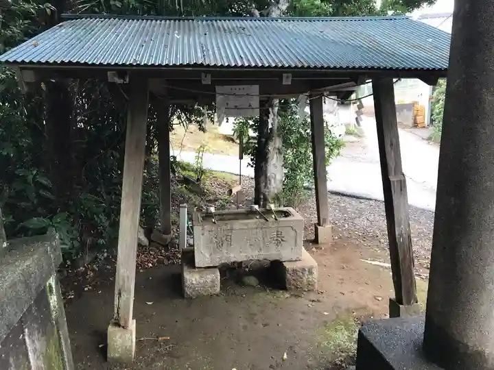 富里香取神社の手水舎