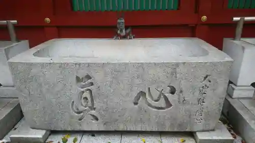 神田神社（神田明神）の手水舎
