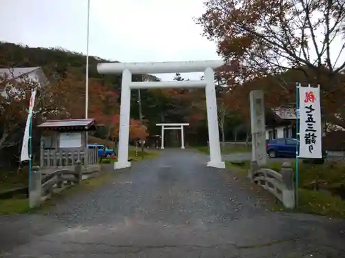 厚岸神社の鳥居