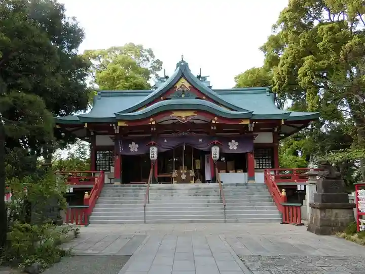 多摩川浅間神社の本殿・本堂