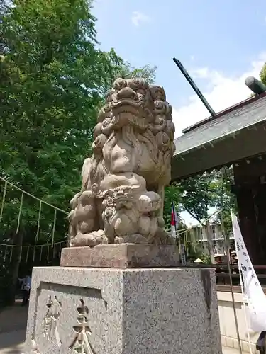 所澤神明社の狛犬