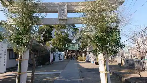 久里浜八幡神社の鳥居