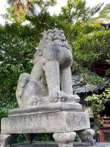 長田菅原神社の狛犬