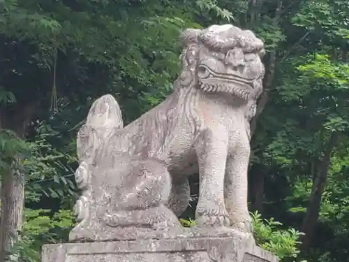 置戸神社の狛犬