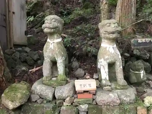 鳳来寺の狛犬