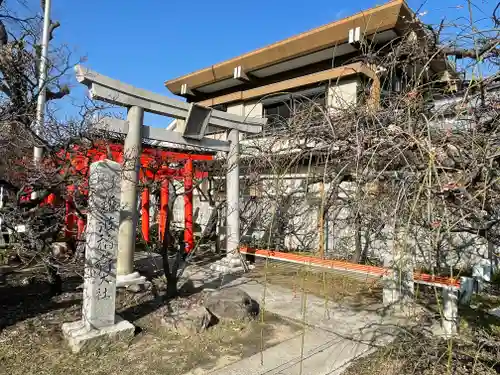 難波熊野神社の鳥居