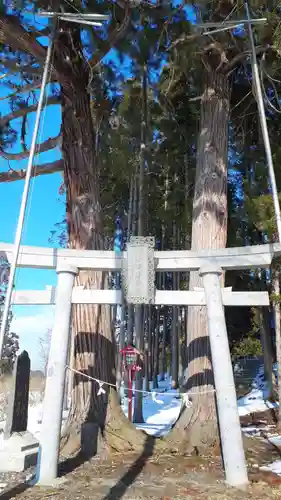 安野稲荷神社の鳥居