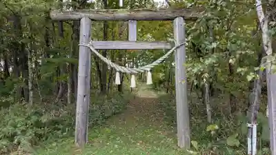 元札内神社の鳥居