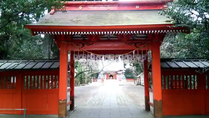 息栖神社の山門・神門