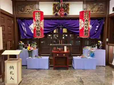 赤坂不動尊威徳寺の本殿・本堂