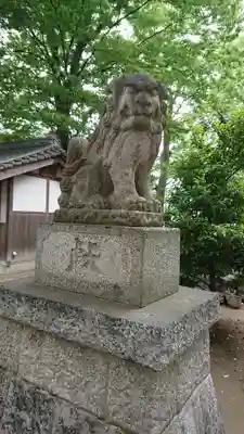 新町諏訪神社の狛犬