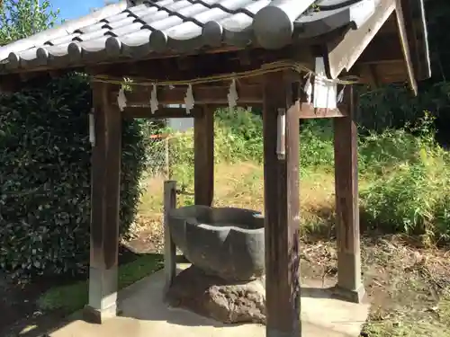 火雷神社の手水