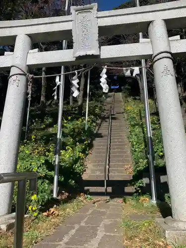 森浅間神社の鳥居