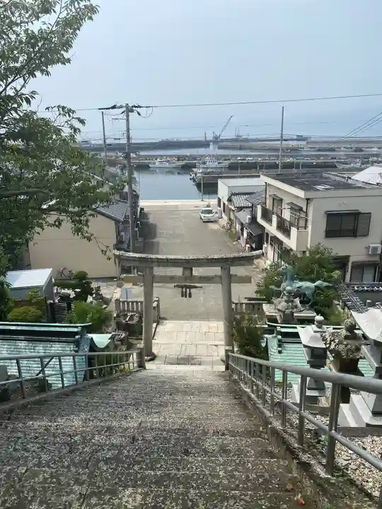 沼島八幡神社の鳥居