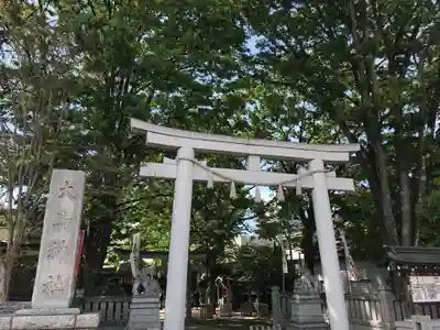 大鳥神社の鳥居