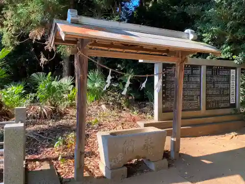 大前神社の手水舎