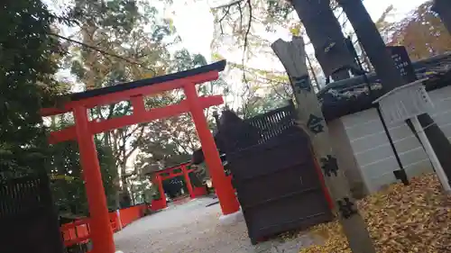 河合神社（鴨川合坐小社宅神社）の鳥居