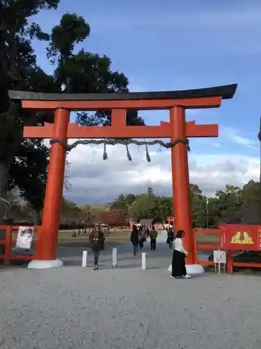 賀茂別雷神社（上賀茂神社）の鳥居