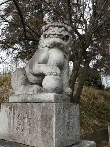 千代ケ岡八幡宮の狛犬