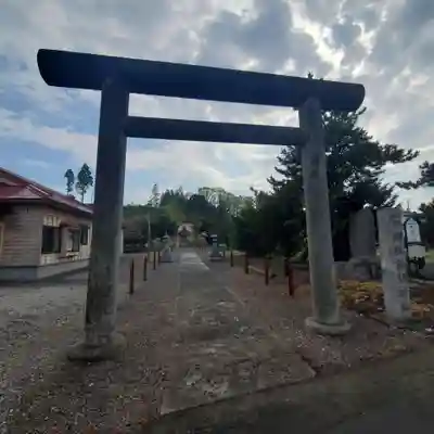 山越諏訪神社の鳥居