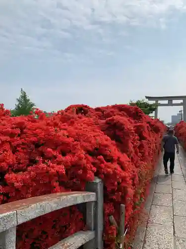 長岡天満宮の庭園