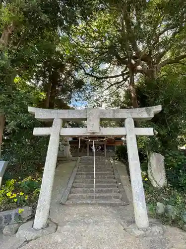 綿津見神社の鳥居