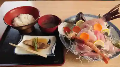 伊射波神社の食事