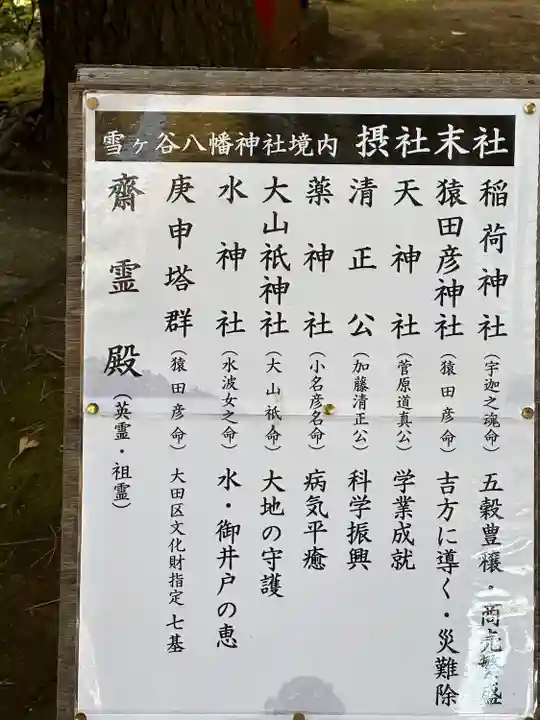 雪ケ谷八幡神社(東京都)