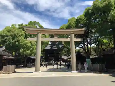 明治神宮の鳥居