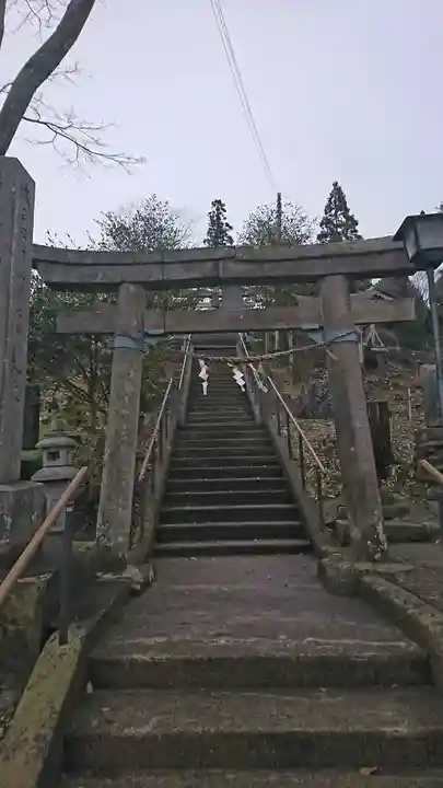 荒雄川神社の鳥居
