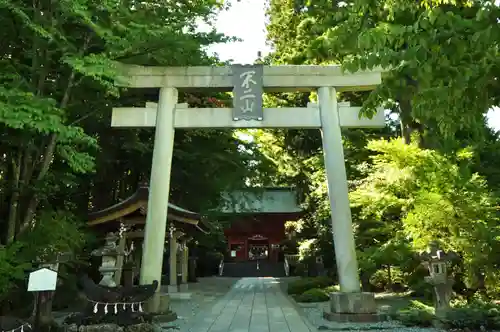 富士山東口本宮 冨士浅間神社の鳥居