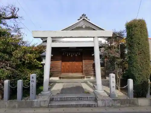 御嶽神社（高棚日の出講）の鳥居