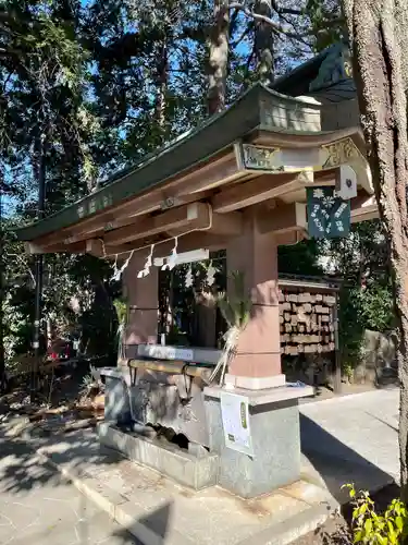 北澤八幡神社の手水