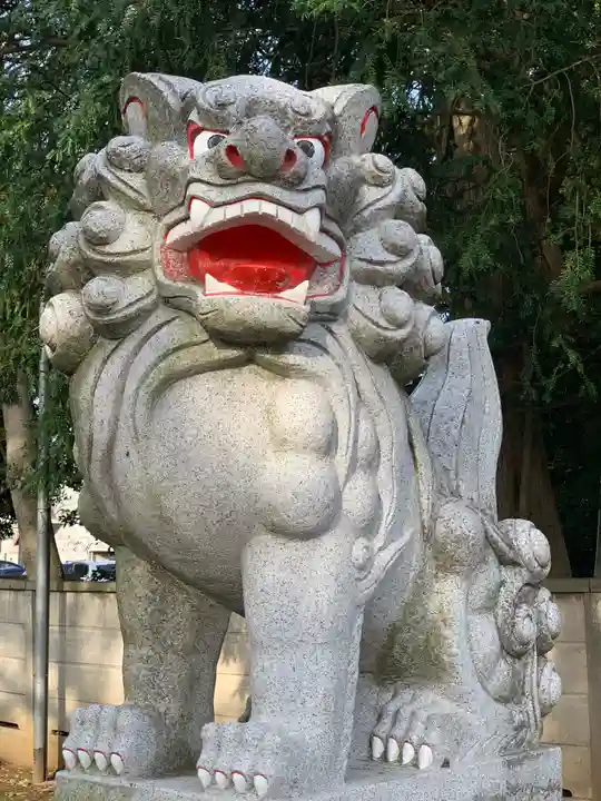 譽田八幡神社の狛犬