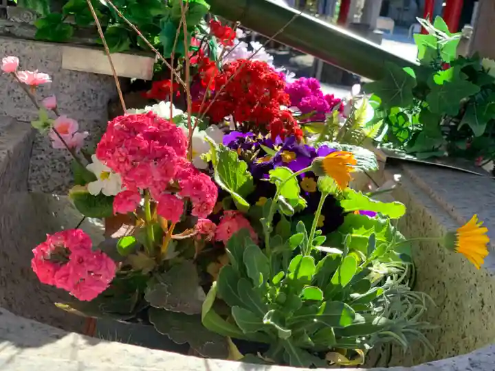 新田神社の手水舎