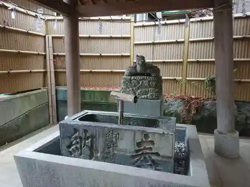 柴崎神社の手水舎