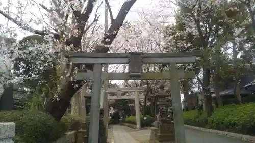 前原御嶽神社の鳥居