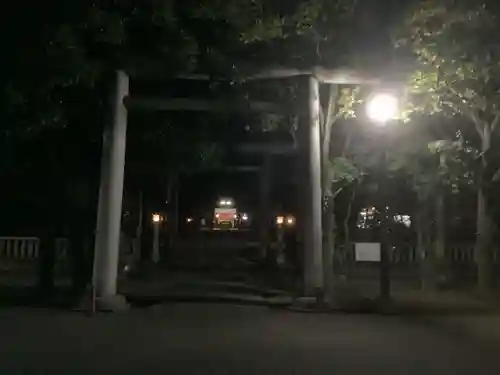 溝旗神社（肇國神社）の鳥居