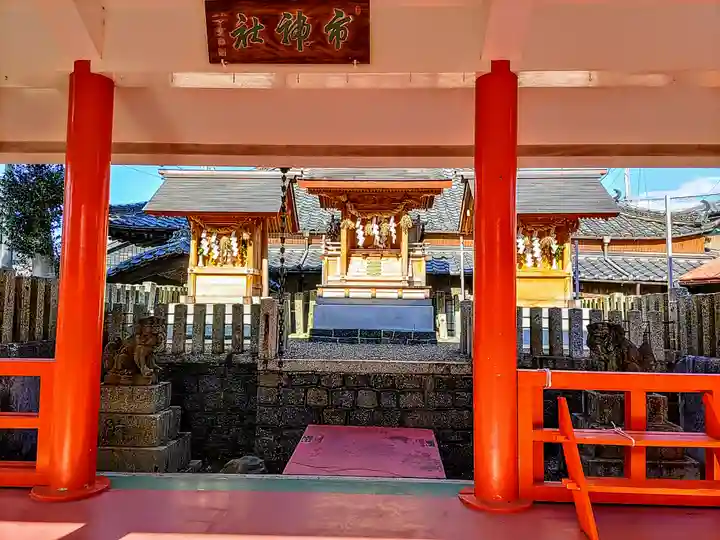 市神社の本殿・本堂