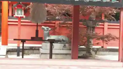 西院春日神社の狛犬