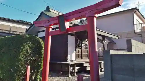 帳附神社の鳥居