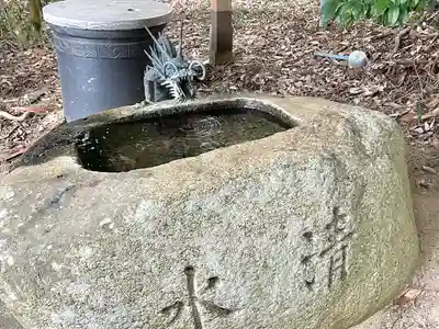 大乃己所神社の手水舎