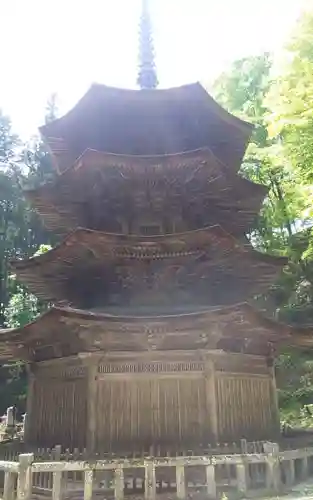 安楽寺の塔