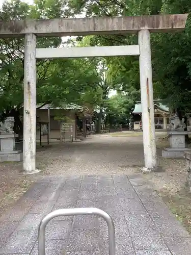 小木田神社の鳥居