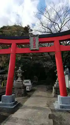 大稲荷神社の鳥居