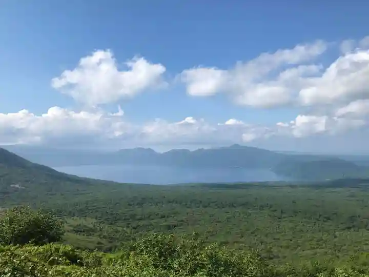 樽前山奥宮の景色
