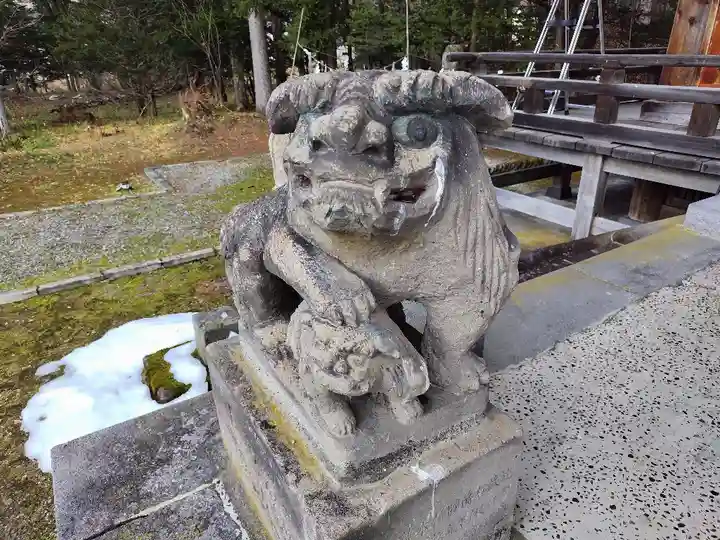相馬妙見宮 大上川神社の狛犬